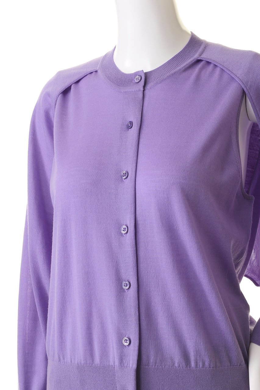 【デザイン ワークス/DESIGN WORKS】のボレロクルーカーディガン 人気、トレンドファッション・服の通販 founy(ファニー) ファッション Fashion レディースファッション Fashion for Women トップス・カットソー Cut & Sew Tops ニット Knit Tops & Sweaters カーディガン・羽織り Layered Style Cardigans なめらか Smooth, Silky Texture カーディガン Cardigan, Knitwear コンパクト Compact, Small Size ノースリーブ Sleeveless, No-Sleeve other-5|ID: prp329100004608291 ipo3291000000034957370