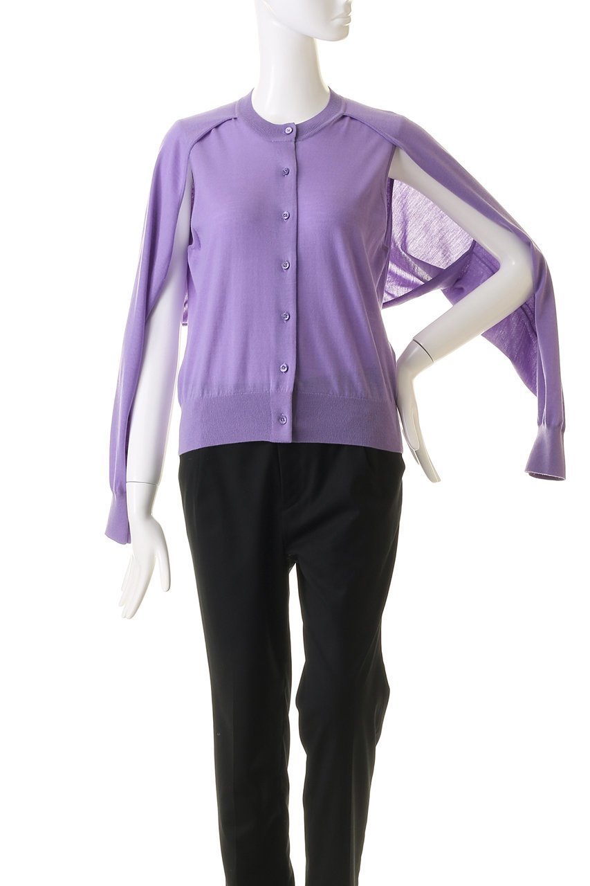 【デザイン ワークス/DESIGN WORKS】のボレロクルーカーディガン 人気、トレンドファッション・服の通販 founy(ファニー) ファッション Fashion レディースファッション Fashion for Women トップス・カットソー Cut & Sew Tops ニット Knit Tops & Sweaters カーディガン・羽織り Layered Style Cardigans なめらか Smooth, Silky Texture カーディガン Cardigan, Knitwear コンパクト Compact, Small Size ノースリーブ Sleeveless, No-Sleeve other-6|ID: prp329100004608291 ipo3291000000034957371