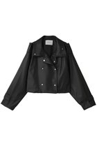 【ミディウミソリッド/MIDIUMISOLID】のsynthetic leather double trench JK.M ジャケット black|ID: prp329100004608295 ipo3291000000032932051