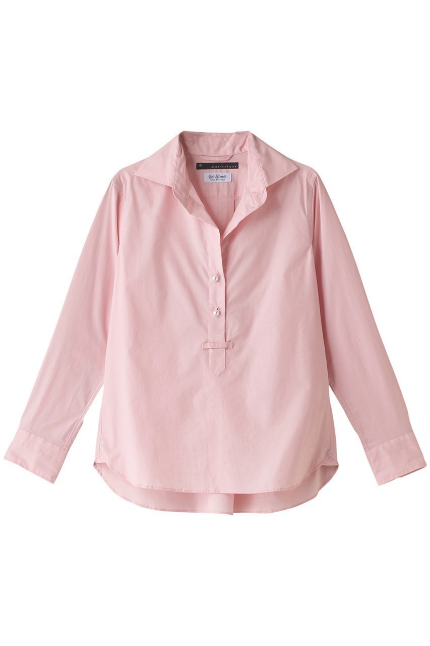 【マルティニーク/martinique】のパールスキッパーブラウス 人気、トレンドファッション・服の通販 founy(ファニー) 　ファッション　Fashion　レディースファッション　Fashion for Women　トップス・カットソー　Cut & Sew Tops　シャツ・ブラウス・オフィスカジュアル　Elegant Blouses & Button-Ups　アクセサリー　Fashion Accessories　スキッパー　Skipper, Open Collar　スリーブ　Sleeve, Long Sleeve / Short Sleeve　デコルテ　Décolleté, Neckline　パール　Pearl, Pearl Accent　ロング　Long, Long-Length　エレガント 上品　Elegant　 other-1|ID: prp329100004608296 ipo3291000000032932061