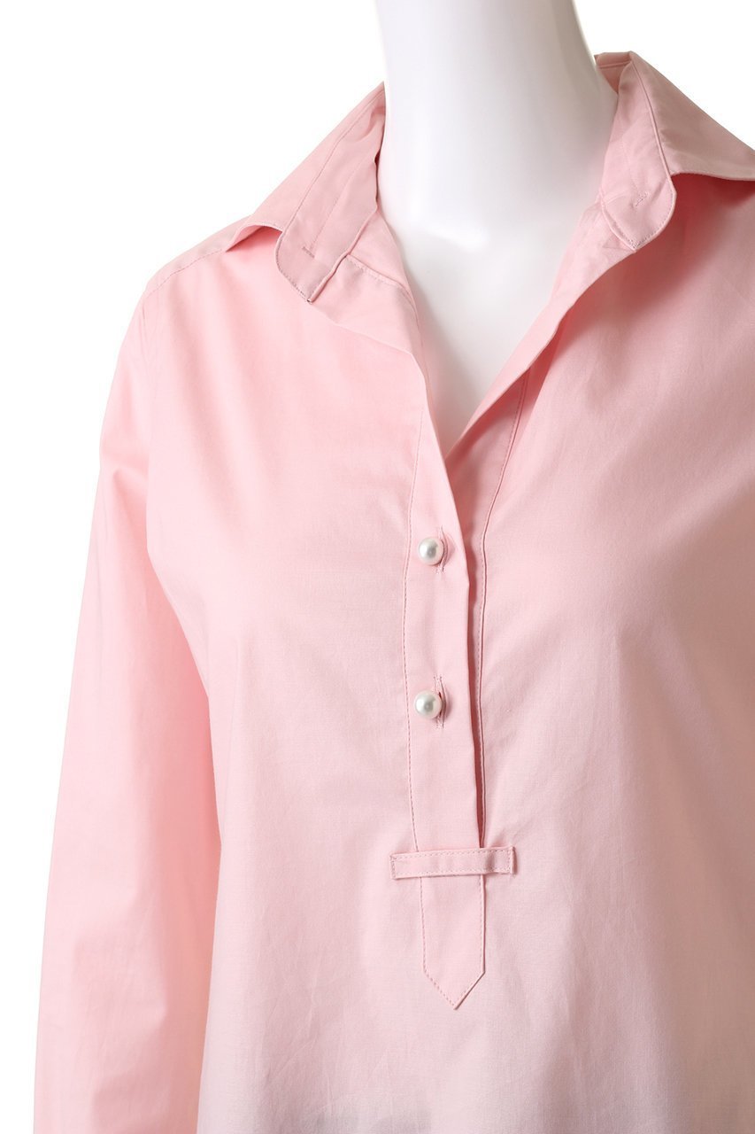 【マルティニーク/martinique】のパールスキッパーブラウス 人気、トレンドファッション・服の通販 founy(ファニー) 　ファッション　Fashion　レディースファッション　Fashion for Women　トップス・カットソー　Cut & Sew Tops　シャツ・ブラウス・オフィスカジュアル　Elegant Blouses & Button-Ups　アクセサリー　Fashion Accessories　スキッパー　Skipper, Open Collar　スリーブ　Sleeve, Long Sleeve / Short Sleeve　デコルテ　Décolleté, Neckline　パール　Pearl, Pearl Accent　ロング　Long, Long-Length　エレガント 上品　Elegant　other-5|ID: prp329100004608296 ipo3291000000032932110