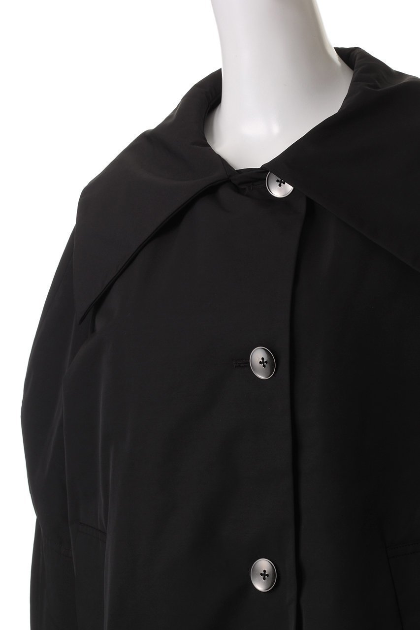 【ランバン オン ブルー/LANVIN en Bleu】のビッグカラーライトタフタミドルコート 人気、トレンドファッション・服の通販 founy(ファニー) 　ファッション　Fashion　レディースファッション　Fashion for Women　アウター　Coat / Outerwear Collection　コート・ロングコート・ピーコート　Long Coats, Peacoats & More　エレガント 上品　Elegant　シンプル　Simple, Minimal　タフタ　Taffeta, Structured Fabric　ビッグ　Big, Oversized　ミドル　Middle Length, Mid Height　ロング　Long, Long-Length　other-5|ID: prp329100004608298 ipo3291000000032932146