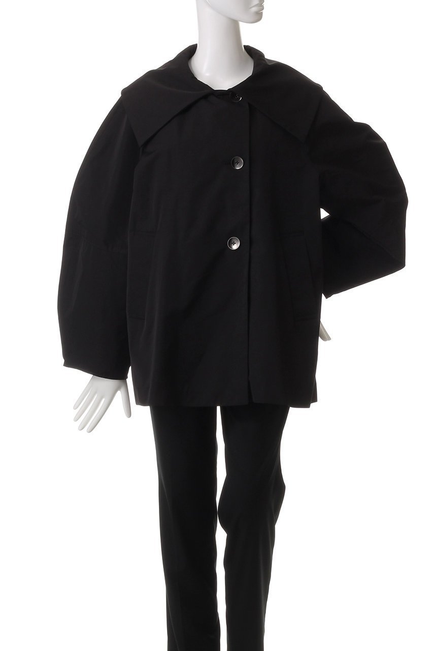 【ランバン オン ブルー/LANVIN en Bleu】のビッグカラーライトタフタミドルコート 人気、トレンドファッション・服の通販 founy(ファニー) 　ファッション　Fashion　レディースファッション　Fashion for Women　アウター　Coat / Outerwear Collection　コート・ロングコート・ピーコート　Long Coats, Peacoats & More　エレガント 上品　Elegant　シンプル　Simple, Minimal　タフタ　Taffeta, Structured Fabric　ビッグ　Big, Oversized　ミドル　Middle Length, Mid Height　ロング　Long, Long-Length　other-2|ID: prp329100004608298 ipo3291000000034825821