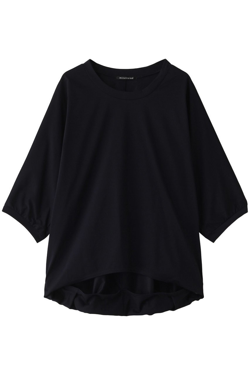 【ミズイロ インド/mizuiro ind】のdolman cocoon P/O プルオーバー インテリア・キッズ・メンズ・レディースファッション・服の通販 founy(ファニー) 　ファッション　Fashion　レディースファッション　Fashion for Women　トップス・カットソー　Cut & Sew Tops　シャツ・ブラウス・オフィスカジュアル　Elegant Blouses & Button-Ups　ロングTシャツ・Tシャツ　Longline T-Shirts & Tees　カジュアルプルオーバー・ニットトップス　Pullovers & Knit Tops / Casual Pullovers　カットソー・ベーシックTシャツ　Cut-and-Sewn Tops / Stretch Tees & Basics　ショート　Short, Short Length　スキニー　Skinny, Slim Fit　スリーブ　Sleeve, Long Sleeve / Short Sleeve　トレンド　Trend, Trending Now　バランス　Balance, Style Balance　ボトム　Bottoms, Lower Wear　レギンス　Leggings, Stretch Pants　今季　This Season, Current Season　navy|ID: prp329100004608300 ipo3291000000032932210