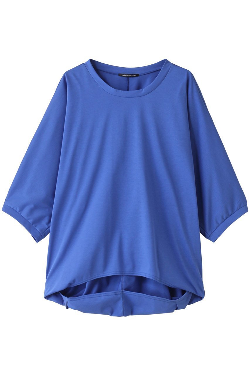 【ミズイロ インド/mizuiro ind】のdolman cocoon P/O プルオーバー インテリア・キッズ・メンズ・レディースファッション・服の通販 founy(ファニー) 　ファッション　Fashion　レディースファッション　Fashion for Women　トップス・カットソー　Cut & Sew Tops　シャツ・ブラウス・オフィスカジュアル　Elegant Blouses & Button-Ups　ロングTシャツ・Tシャツ　Longline T-Shirts & Tees　カジュアルプルオーバー・ニットトップス　Pullovers & Knit Tops / Casual Pullovers　カットソー・ベーシックTシャツ　Cut-and-Sewn Tops / Stretch Tees & Basics　ショート　Short, Short Length　スキニー　Skinny, Slim Fit　スリーブ　Sleeve, Long Sleeve / Short Sleeve　トレンド　Trend, Trending Now　バランス　Balance, Style Balance　ボトム　Bottoms, Lower Wear　レギンス　Leggings, Stretch Pants　今季　This Season, Current Season　blue|ID: prp329100004608300 ipo3291000000032932225