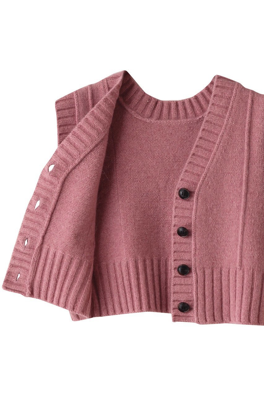 【プランク プロジェクト/PRANK PROJECT】のタイニーベスト / Tiny Vest 人気、トレンドファッション・服の通販 founy(ファニー) 　ファッション　Fashion　レディースファッション　Fashion for Women　トップス・カットソー　Cut & Sew Tops　ニット　Knit Tops & Sweaters　ベスト&ジレ / 重ね着スタイル　Vests & Gilets　カジュアルプルオーバー・ニットトップス　Pullovers & Knit Tops / Casual Pullovers　おすすめ　Recommended / Our Picks　コンパクト　Compact, Small Size　ストライプ　Stripe, Striped Pattern　チェック　Check, Plaid, Tartan　プリーツ　Pleats, Pleated　ベスト　Vest, Waistcoat　マキシ　Maxi, Full Length　レース　Lace, Lace Fabric　other-6|ID: prp329100004608306 ipo3291000000032932519