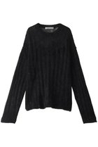 【プランク プロジェクト/PRANK PROJECT】のシアーモヘアロゴニット / Sheer Mohair Logo Knit 人気、トレンドファッション・服の通販 founy(ファニー) ファッション Fashion レディースファッション Fashion for Women トップス・カットソー Cut & Sew Tops ニット Knit Tops & Sweaters カジュアルプルオーバー・ニットトップス Pullovers & Knit Tops / Casual Pullovers thumbnail BLK(ブラック)|ID: prp329100004608311 ipo3291000000035067773