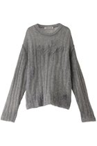 【プランク プロジェクト/PRANK PROJECT】のシアーモヘアロゴニット / Sheer Mohair Logo Knit 人気、トレンドファッション・服の通販 founy(ファニー) ファッション Fashion レディースファッション Fashion for Women トップス・カットソー Cut & Sew Tops ニット Knit Tops & Sweaters カジュアルプルオーバー・ニットトップス Pullovers & Knit Tops / Casual Pullovers thumbnail GRY(グレー)|ID: prp329100004608311 ipo3291000000035067778