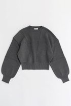 【メゾンスペシャル/MAISON SPECIAL】のOutseam Cocoon Sleeve Knitwear/アウトシームコクーンスリーブニット GRY(グレー)|ID: prp329100004608313 ipo3291000000035067797