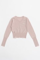 【プランク プロジェクト/PRANK PROJECT】のカシミヤブレンドダメージニット / Cashmere Blend Damaged Knit PNK(ピンク)|ID: prp329100004608317 ipo3291000000034422868