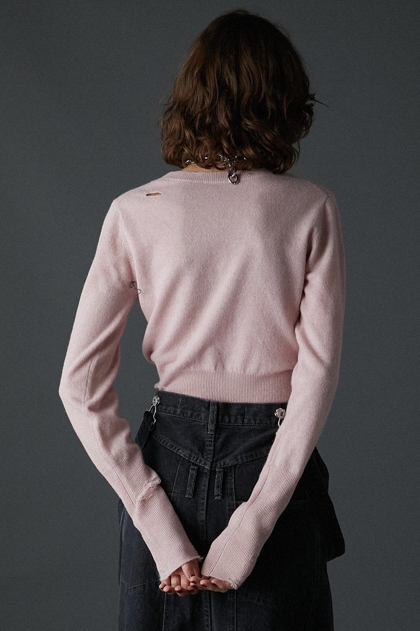 【プランク プロジェクト/PRANK PROJECT】のカシミヤブレンドダメージニット / Cashmere Blend Damaged Knit 人気、トレンドファッション・服の通販 founy(ファニー) ファッション Fashion レディースファッション Fashion for Women トップス・カットソー Cut & Sew Tops ニット Knit Tops & Sweaters カジュアルプルオーバー・ニットトップス Pullovers & Knit Tops / Casual Pullovers インナー Innerwear クラシカル Classical, Vintage-Inspired ダメージ Distressed, Destroyed エレガント 上品 Elegant other-5|ID: prp329100004608317 ipo3291000000034422872