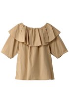 【マルティニーク/martinique】のラッフル2Wayブラウス ベージュ|ID: prp329100004608319 ipo3291000000032933238
