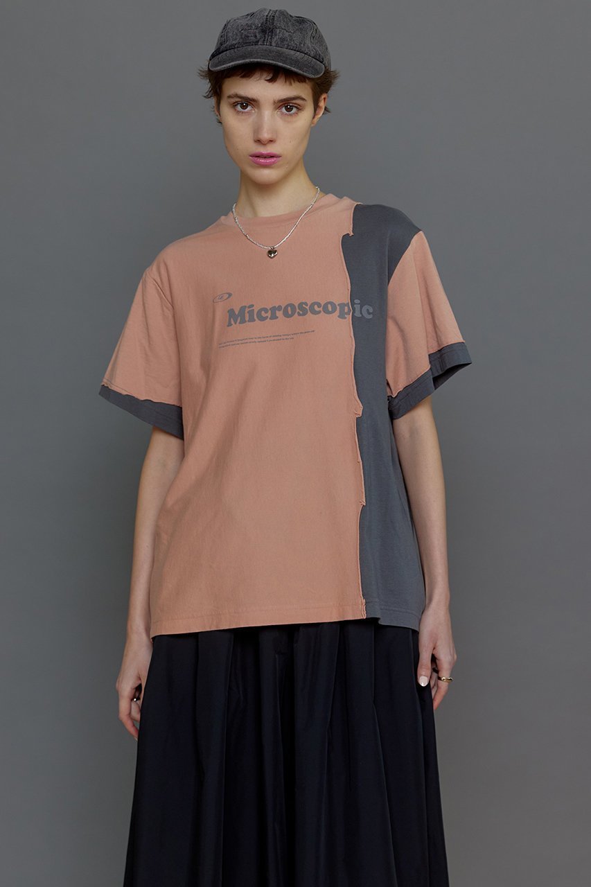【メゾンスペシャル/MAISON SPECIAL】のMicroscopic T-shirt/MicroscopicTシャツ 人気、トレンドファッション・服の通販 founy(ファニー) 　ファッション　Fashion　レディースファッション　Fashion for Women　トップス・カットソー　Cut & Sew Tops　シャツ・ブラウス・オフィスカジュアル　Elegant Blouses & Button-Ups　ロングTシャツ・Tシャツ　Longline T-Shirts & Tees　カットソー・ベーシックTシャツ　Cut-and-Sewn Tops / Stretch Tees & Basics　コンパクト　Compact, Small Size　ショート　Short, Short Length　スリーブ　Sleeve, Long Sleeve / Short Sleeve　プリント　Print, Printed Pattern　ヴィンテージ　Vintage Style　other-2|ID: prp329100004608320 ipo3291000000032933286