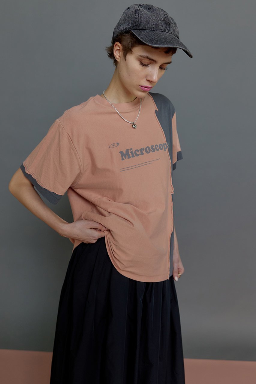 【メゾンスペシャル/MAISON SPECIAL】のMicroscopic T-shirt/MicroscopicTシャツ 人気、トレンドファッション・服の通販 founy(ファニー) 　ファッション　Fashion　レディースファッション　Fashion for Women　トップス・カットソー　Cut & Sew Tops　シャツ・ブラウス・オフィスカジュアル　Elegant Blouses & Button-Ups　ロングTシャツ・Tシャツ　Longline T-Shirts & Tees　カットソー・ベーシックTシャツ　Cut-and-Sewn Tops / Stretch Tees & Basics　コンパクト　Compact, Small Size　ショート　Short, Short Length　スリーブ　Sleeve, Long Sleeve / Short Sleeve　プリント　Print, Printed Pattern　ヴィンテージ　Vintage Style　other-5|ID: prp329100004608320 ipo3291000000035717447