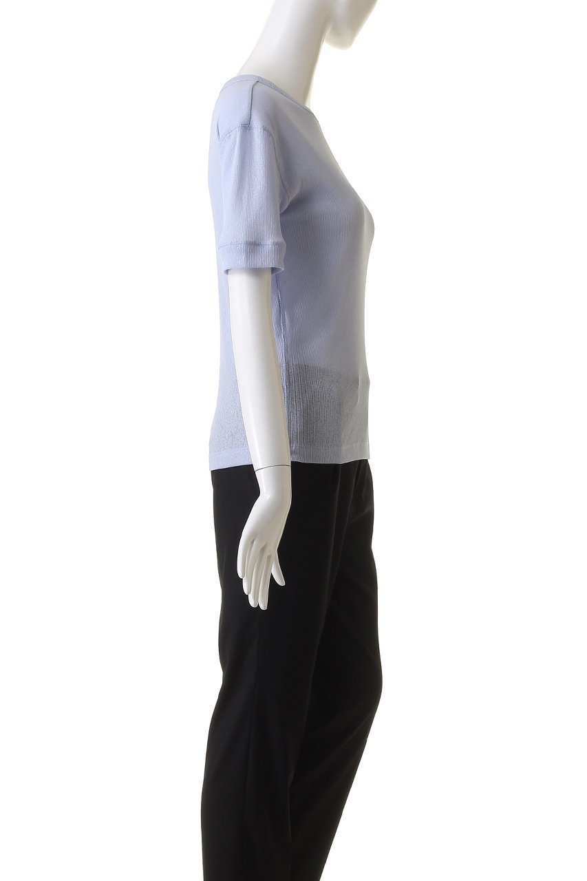 【エリオポール/heliopole】のドライタッチリブクルーネックトップ 人気、トレンドファッション・服の通販 founy(ファニー) 　ファッション　Fashion　レディースファッション　Fashion for Women　トップス・カットソー　Cut & Sew Tops　シャツ・ブラウス・オフィスカジュアル　Elegant Blouses & Button-Ups　ロングTシャツ・Tシャツ　Longline T-Shirts & Tees　カットソー・ベーシックTシャツ　Cut-and-Sewn Tops / Stretch Tees & Basics　コンパクト　Compact, Small Size　ショート　Short, Short Length　スリーブ　Sleeve, Long Sleeve / Short Sleeve　リゾート　Resort, Vacation Style　夏　Summer　other-3|ID: prp329100004608334 ipo3291000000032933881