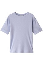 【エリオポール/heliopole】のドライタッチリブクルーネックトップ サックス|ID: prp329100004608334 ipo3291000000035061620