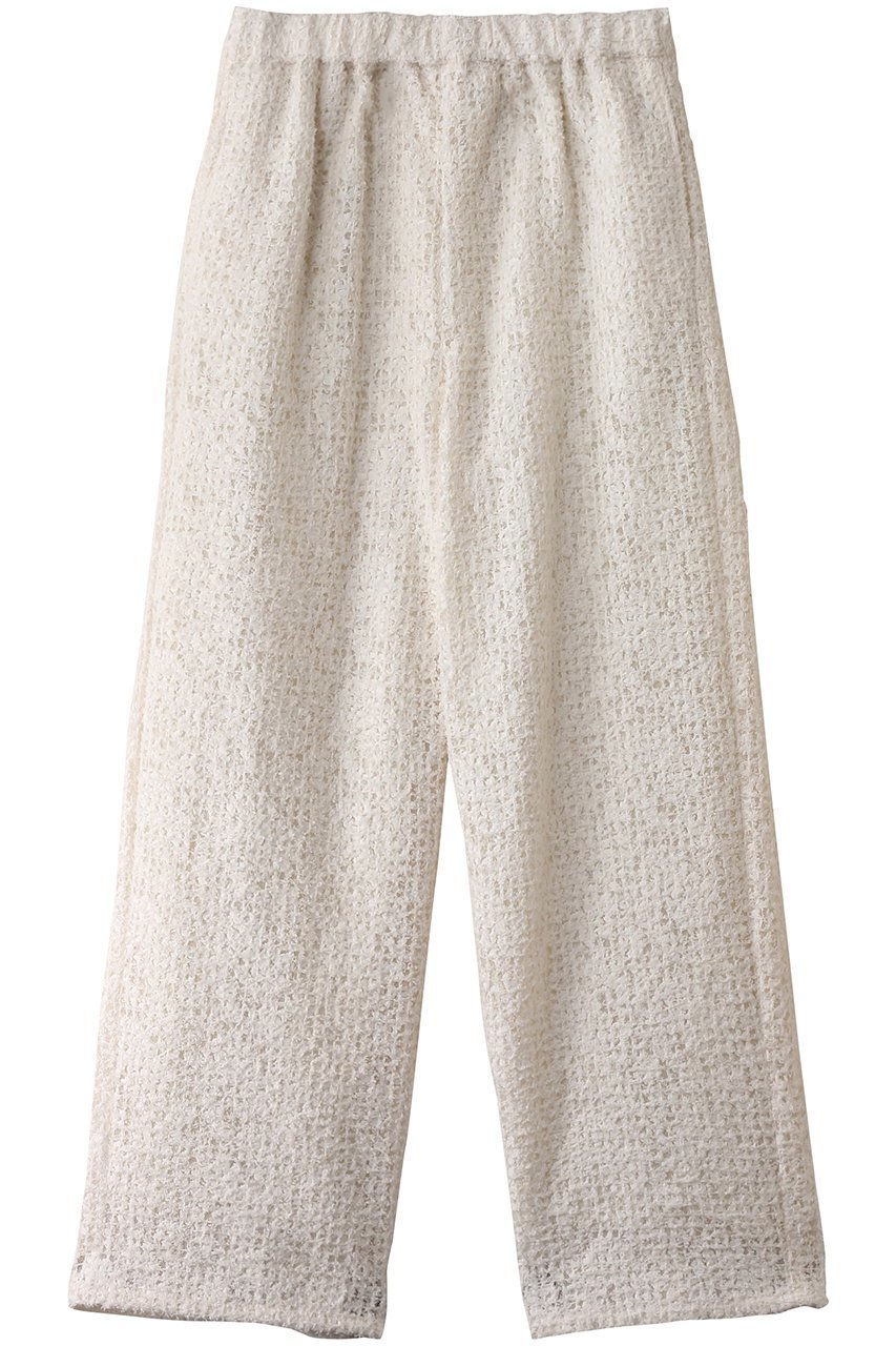 【エリオポール/heliopole】のフェザーチュールイージーパンツ インテリア・キッズ・メンズ・レディースファッション・服の通販 founy(ファニー) 　ファッション　Fashion　レディースファッション　Fashion for Women　パンツ　Pants & Trousers　おすすめ　Recommended / Our Picks　シンプル　Simple, Minimal　ワイド　Wide, Wide Fit　再入荷　Restock / Back in Stock　冬　Winter / This Winter　アイボリー|ID: prp329100004608335 ipo3291000000036030069