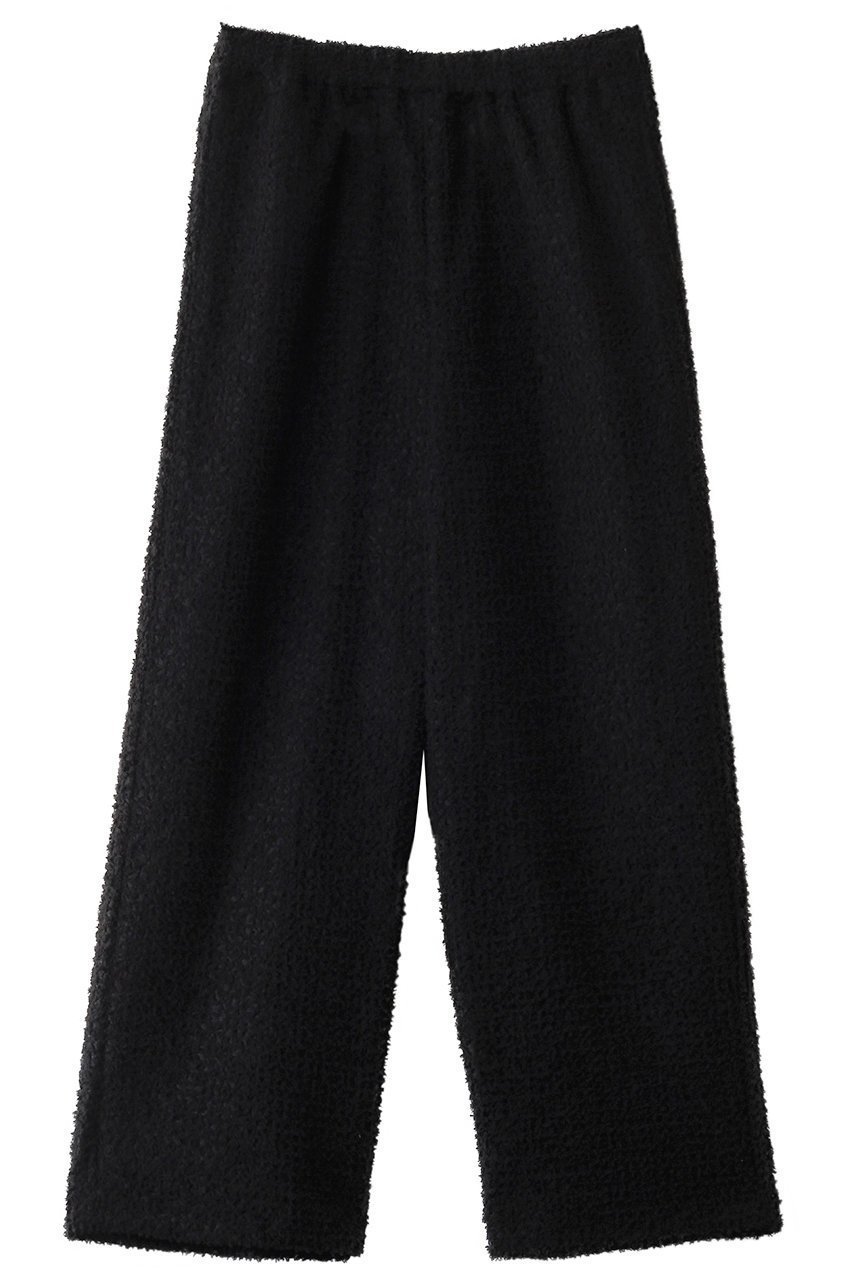 【エリオポール/heliopole】のフェザーチュールイージーパンツ インテリア・キッズ・メンズ・レディースファッション・服の通販 founy(ファニー) 　ファッション　Fashion　レディースファッション　Fashion for Women　パンツ　Pants & Trousers　おすすめ　Recommended / Our Picks　シンプル　Simple, Minimal　ワイド　Wide, Wide Fit　再入荷　Restock / Back in Stock　冬　Winter / This Winter　ブラック|ID: prp329100004608335 ipo3291000000036030071
