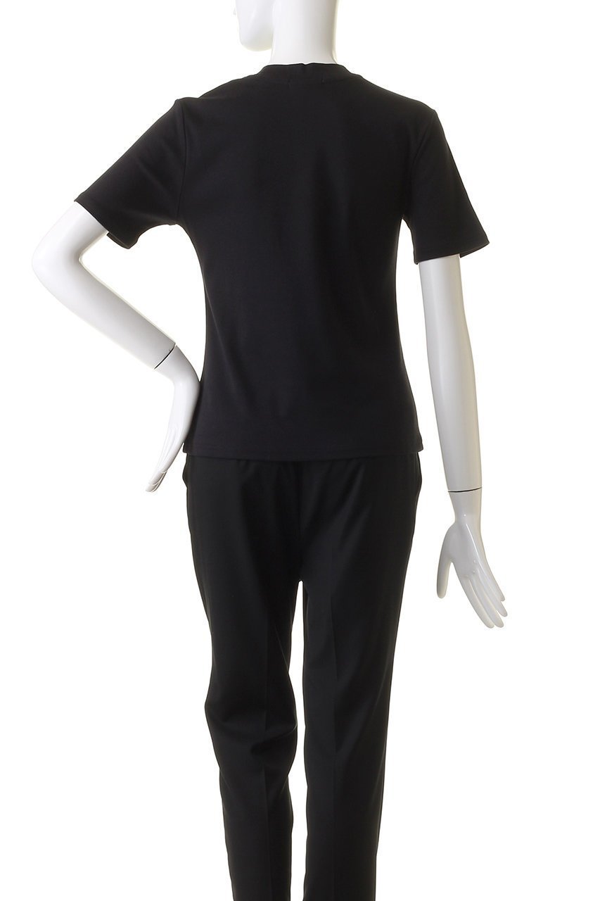 【クラネ/CLANE】のMOCK NECK COMPACT TOPS/トップス 人気、トレンドファッション・服の通販 founy(ファニー) 　ファッション　Fashion　レディースファッション　Fashion for Women　トップス・カットソー　Cut & Sew Tops　シャツ・ブラウス・オフィスカジュアル　Elegant Blouses & Button-Ups　ロングTシャツ・Tシャツ　Longline T-Shirts & Tees　カットソー・ベーシックTシャツ　Cut-and-Sewn Tops / Stretch Tees & Basics　コンパクト　Compact, Small Size　ショート　Short, Short Length　シンプル　Simple, Minimal　スリーブ　Sleeve, Long Sleeve / Short Sleeve　ハーフ　Half, Half-Length　プレーン　Plain, Simple　モックネック　Mock Neck, Short Turtleneck　other-4|ID: prp329100004608336 ipo3291000000032933938