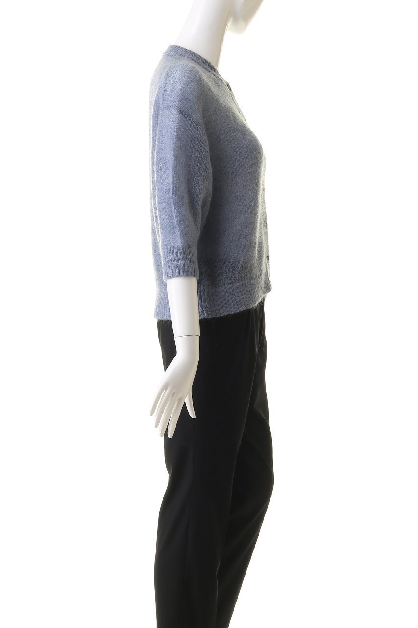 【マノフ/MANOF】のHALF SLEEVE MOHAIR KNIT ニット/カーディガン 人気、トレンドファッション・服の通販 founy(ファニー) 　ファッション　Fashion　レディースファッション　Fashion for Women　トップス・カットソー　Cut & Sew Tops　ニット　Knit Tops & Sweaters　カーディガン・羽織り　Layered Style Cardigans　カーディガン　Cardigan, Knitwear　ショート　Short, Short Length　スリーブ　Sleeve, Long Sleeve / Short Sleeve　トレンド　Trend, Trending Now　バランス　Balance, Style Balance　other-3|ID: prp329100004608338 ipo3291000000032933952