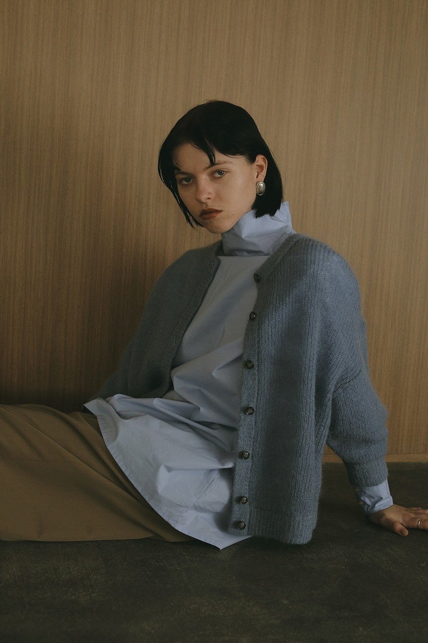 【マノフ/MANOF】のHALF SLEEVE MOHAIR KNIT ニット/カーディガン 人気、トレンドファッション・服の通販 founy(ファニー) 　ファッション　Fashion　レディースファッション　Fashion for Women　トップス・カットソー　Cut & Sew Tops　ニット　Knit Tops & Sweaters　カーディガン・羽織り　Layered Style Cardigans　カーディガン　Cardigan, Knitwear　ショート　Short, Short Length　スリーブ　Sleeve, Long Sleeve / Short Sleeve　トレンド　Trend, Trending Now　バランス　Balance, Style Balance　other-6|ID: prp329100004608338 ipo3291000000032933976