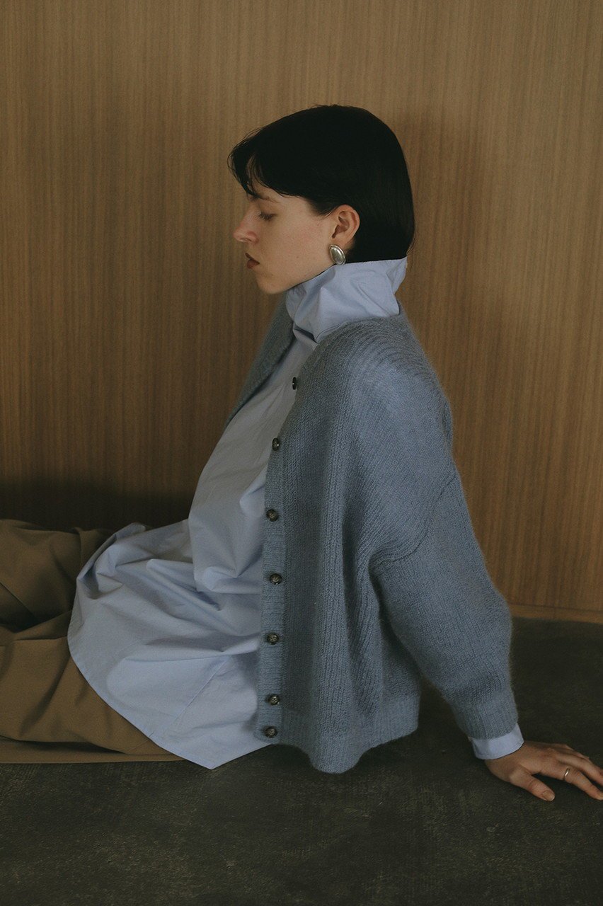 【マノフ/MANOF】のHALF SLEEVE MOHAIR KNIT ニット/カーディガン 人気、トレンドファッション・服の通販 founy(ファニー) 　ファッション　Fashion　レディースファッション　Fashion for Women　トップス・カットソー　Cut & Sew Tops　ニット　Knit Tops & Sweaters　カーディガン・羽織り　Layered Style Cardigans　カーディガン　Cardigan, Knitwear　ショート　Short, Short Length　スリーブ　Sleeve, Long Sleeve / Short Sleeve　トレンド　Trend, Trending Now　バランス　Balance, Style Balance　other-7|ID: prp329100004608338 ipo3291000000032933985