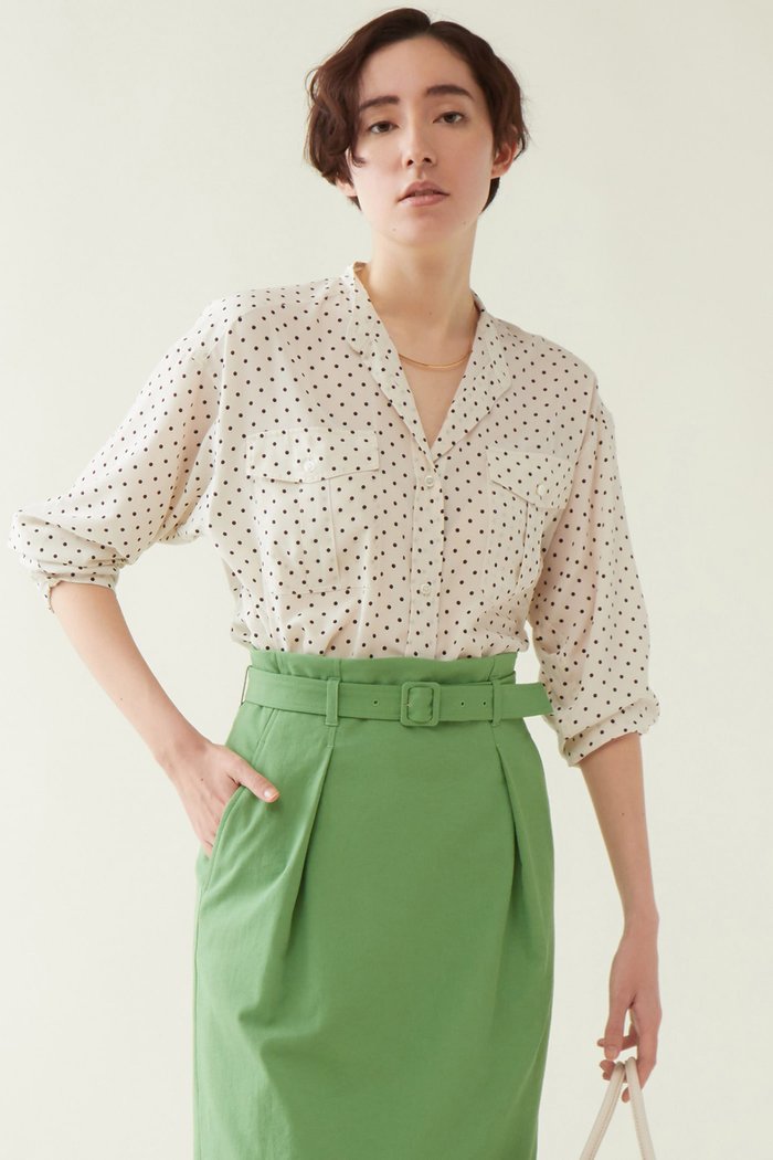 【マルティニーク/martinique】の【WEB限定】ドットブラウス インテリア・キッズ・メンズ・レディースファッション・服の通販 founy(ファニー) https://founy.com/ ファッション Fashion レディースファッション Fashion for Women トップス・カットソー Cut & Sew Tops シャツ・ブラウス・オフィスカジュアル Elegant Blouses & Button-Ups おすすめ Recommended / Our Picks クラシック Classic, Timeless Style シンプル Simple, Minimal ジャケット Jacket, Outerwear スリーブ Sleeve, Long Sleeve / Short Sleeve ドット Polka Dot, Dot Pattern ロング Long, Long-Length 人気 Popular, Best Seller |ID: prp329100004608343 ipo3291000000032934134