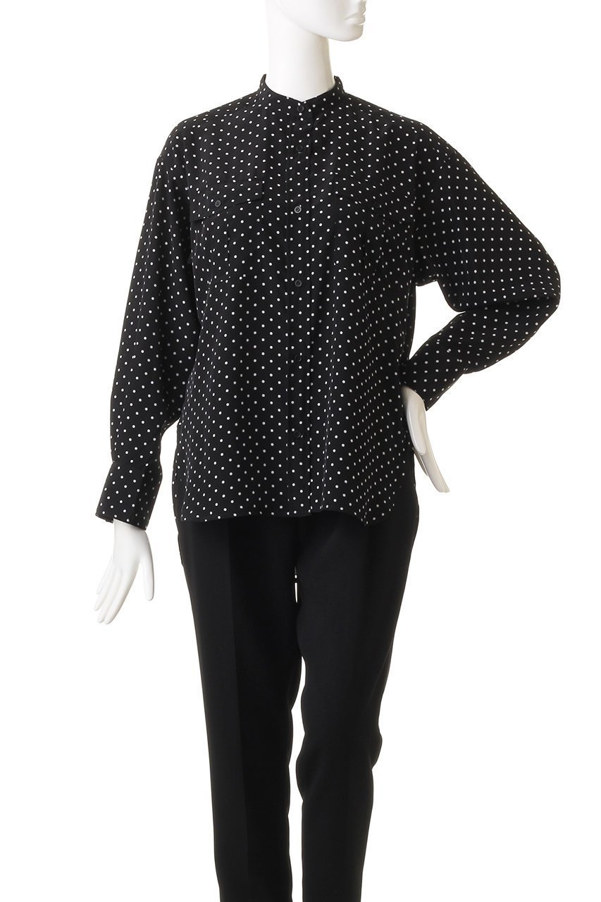 【マルティニーク/martinique】の【WEB限定】ドットブラウス 人気、トレンドファッション・服の通販 founy(ファニー) 　ファッション　Fashion　レディースファッション　Fashion for Women　トップス・カットソー　Cut & Sew Tops　シャツ・ブラウス・オフィスカジュアル　Elegant Blouses & Button-Ups　おすすめ　Recommended / Our Picks　クラシック　Classic, Timeless Style　シンプル　Simple, Minimal　ジャケット　Jacket, Outerwear　スリーブ　Sleeve, Long Sleeve / Short Sleeve　ドット　Polka Dot, Dot Pattern　ロング　Long, Long-Length　人気　Popular, Best Seller　other-2|ID: prp329100004608343 ipo3291000000032934207