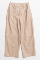 【メゾンスペシャル/MAISON SPECIAL】のCocoon Wide Silhouette faux Leather Pants/コクーンワイドフェイクレザーパンツ PNK(ピンク)|ID: prp329100004608344 ipo3291000000034910048