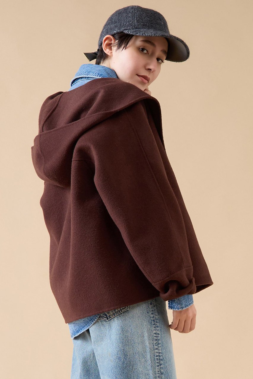 【マルティニーク/martinique】のフードコート 人気、トレンドファッション・服の通販 founy(ファニー) 　ファッション　Fashion　レディースファッション　Fashion for Women　アウター　Coat / Outerwear Collection　コート・ロングコート・ピーコート　Long Coats, Peacoats & More　おすすめ　Recommended / Our Picks　ガウン　Gown, Robe　ショート　Short, Short Length　ダブル　Double, Double-Breasted　フェイス　Face, Facial Design　フロント　Front, Front Design　定番　Standard, Basic Item　other-2|ID: prp329100004608345 ipo3291000000032934204