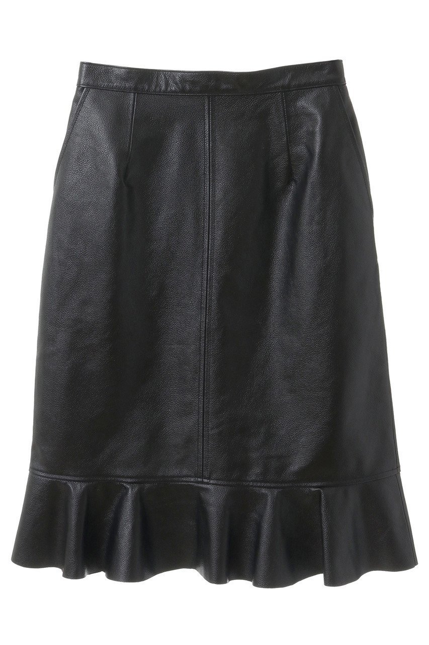 【マルティニーク/martinique】の【l heritage martinique】ペプラムレザースカート 人気、トレンドファッション・服の通販 founy(ファニー) 　ファッション　Fashion　レディースファッション　Fashion for Women　スカート　Skirts　コンパクト　Compact, Small Size　シンプル　Simple, Minimal　スタンダード　Standard, Basic　バランス　Balance, Style Balance　フォルム　Silhouette, Form　ペプラム　Peplum, Flared Hem　リブニット　Rib Knit, Ribbed Knit　 other-1|ID: prp329100004608346 ipo3291000000032934224