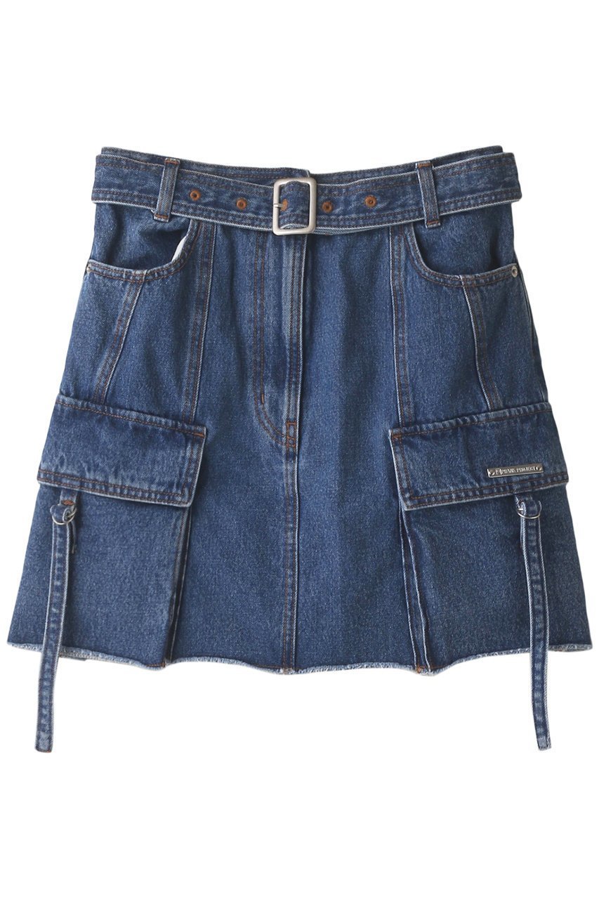 【プランク プロジェクト/PRANK PROJECT】のミニカーゴスカート / Mini Cargo Skirt インテリア・キッズ・メンズ・レディースファッション・服の通販 founy(ファニー) 　ファッション　Fashion　レディースファッション　Fashion for Women　スカート　Skirts　ミニスカート　Mini Skirts　おすすめ　Recommended / Our Picks　ジャケット　Jacket, Outerwear　デニム　Denim, Jeans Material　バランス　Balance, Style Balance　ブリーチ　Bleach, Washed Finish　マニッシュ　Mannish, Boyish　ミックス　Mix, Mixed Style　ミニスカート　Mini Skirt, Short Skirt　ヴィンテージ　Vintage Style　今季　This Season, Current Season　BLU(ブルー)|ID: prp329100004608350 ipo3291000000034423900