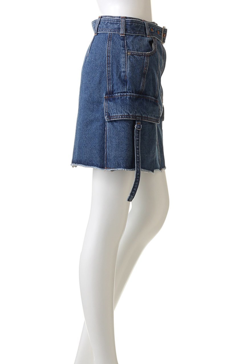 【プランク プロジェクト/PRANK PROJECT】のミニカーゴスカート / Mini Cargo Skirt 人気、トレンドファッション・服の通販 founy(ファニー) 　ファッション　Fashion　レディースファッション　Fashion for Women　スカート　Skirts　ミニスカート　Mini Skirts　おすすめ　Recommended / Our Picks　ジャケット　Jacket, Outerwear　デニム　Denim, Jeans Material　バランス　Balance, Style Balance　ブリーチ　Bleach, Washed Finish　マニッシュ　Mannish, Boyish　ミックス　Mix, Mixed Style　ミニスカート　Mini Skirt, Short Skirt　ヴィンテージ　Vintage Style　今季　This Season, Current Season　other-3|ID: prp329100004608350 ipo3291000000034423903