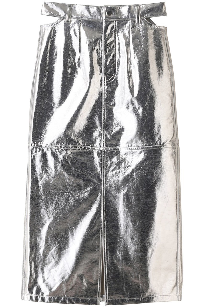 【メゾンスペシャル/MAISON SPECIAL】のフェイクレザータイトスカート インテリア・キッズ・メンズ・レディースファッション・服の通販 founy(ファニー) 　ファッション　Fashion　レディースファッション　Fashion for Women　スカート　Skirts　おすすめ　Recommended / Our Picks　タイツ　Tights, Legwear　タイトスカート　Pencil Skirt, Tight Skirt　トレンド　Trend, Trending Now　SLV(シルバー)|ID: prp329100004608352 ipo3291000000034910300