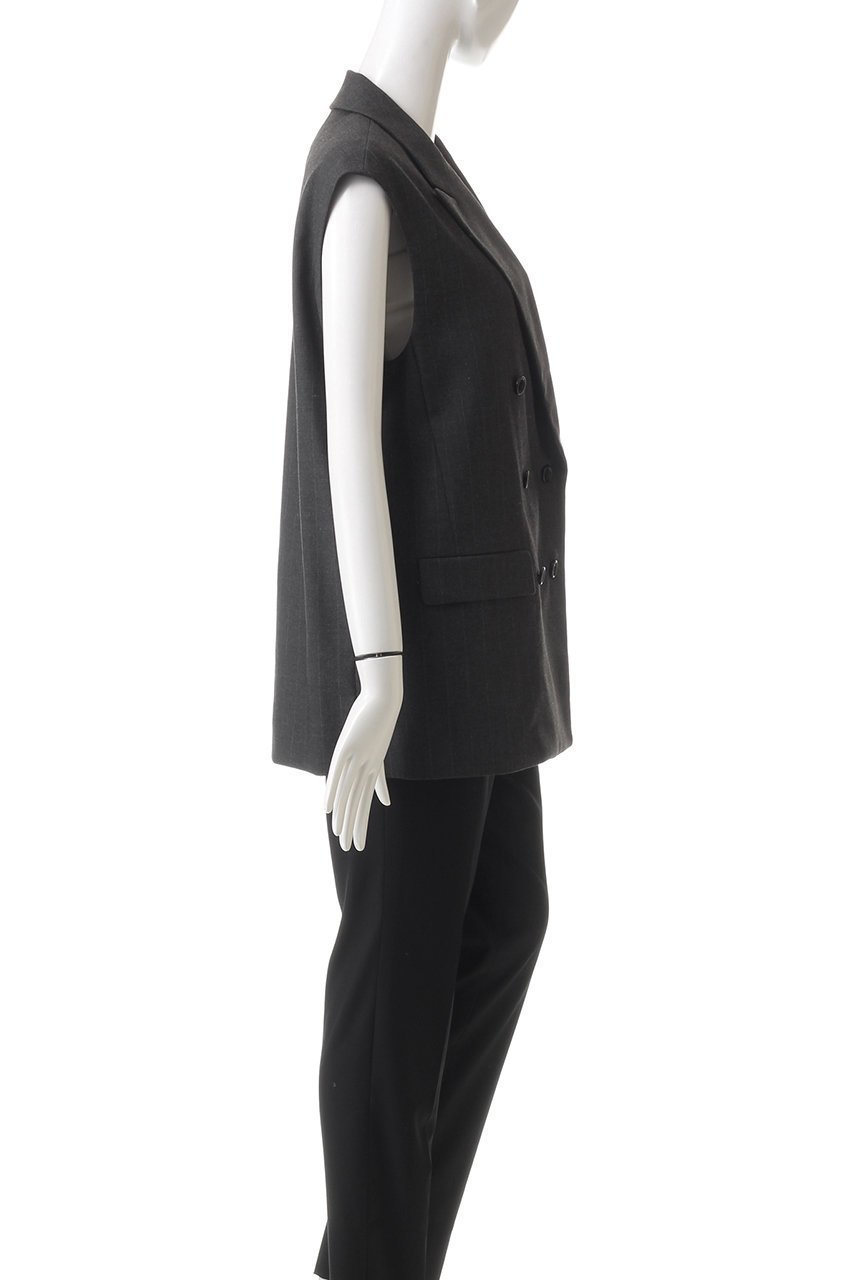 【エリオポール/heliopole】のグリッターストライプジレ 人気、トレンドファッション・服の通販 founy(ファニー) 　ファッション　Fashion　レディースファッション　Fashion for Women　アウター　Coat / Outerwear Collection　レディースジャケット・軽アウター　Jackets　クラシカル　Classical, Vintage-Inspired　ジャケット　Jacket, Outerwear　ストライプ　Stripe, Striped Pattern　ベスト　Vest, Waistcoat　マニッシュ　Mannish, Boyish　リュクス　Luxury, Elegant, High-End, Chic　other-3|ID: prp329100004608353 ipo3291000000032934567