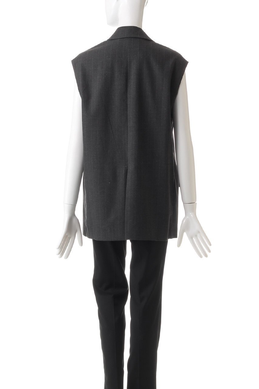 【エリオポール/heliopole】のグリッターストライプジレ 人気、トレンドファッション・服の通販 founy(ファニー) 　ファッション　Fashion　レディースファッション　Fashion for Women　アウター　Coat / Outerwear Collection　レディースジャケット・軽アウター　Jackets　クラシカル　Classical, Vintage-Inspired　ジャケット　Jacket, Outerwear　ストライプ　Stripe, Striped Pattern　ベスト　Vest, Waistcoat　マニッシュ　Mannish, Boyish　リュクス　Luxury, Elegant, High-End, Chic　other-4|ID: prp329100004608353 ipo3291000000032934576