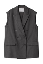 【エリオポール/heliopole】のグリッターストライプジレ グレー|ID: prp329100004608353 ipo3291000000035468978