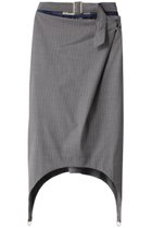 【プランク プロジェクト/PRANK PROJECT】のレースレイヤードスカート / Lace Layered Skirt 人気、トレンドファッション・服の通販 founy(ファニー) ファッション Fashion レディースファッション Fashion for Women スカート Skirts おすすめ Recommended / Our Picks ストライプ Stripe, Striped Pattern ドット Polka Dot, Dot Pattern ドレープ Drape, Draping Fabric レース Lace, Lace Fabric thumbnail GRY(グレー)|ID: prp329100004608356 ipo3291000000034423911