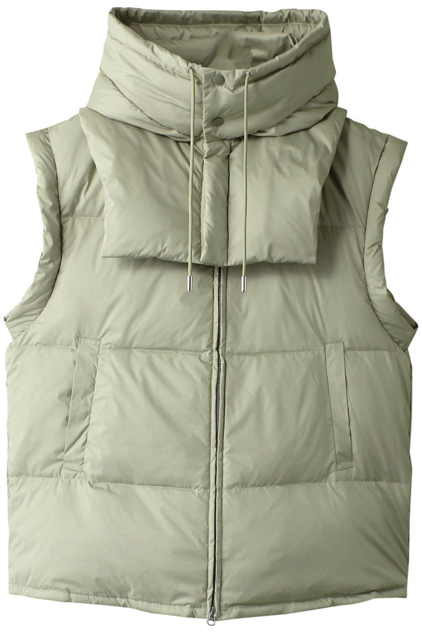【ミディウミソリッド/MIDIUMISOLID】のdown vest ベスト インテリア・キッズ・メンズ・レディースファッション・服の通販 founy(ファニー) 　ファッション　Fashion　レディースファッション　Fashion for Women　アウター　Coat / Outerwear Collection　レディースジャケット・軽アウター　Jackets　インナー　Innerwear　ジャケット　Jacket, Outerwear　スリーブ　Sleeve, Long Sleeve / Short Sleeve　ダウン　Down, Puffer　トレンド　Trend, Trending Now　ベスト　Vest, Waistcoat　ヨーク　Yoke, Yoke Design　khaki|ID: prp329100004608359 ipo3291000000034969880