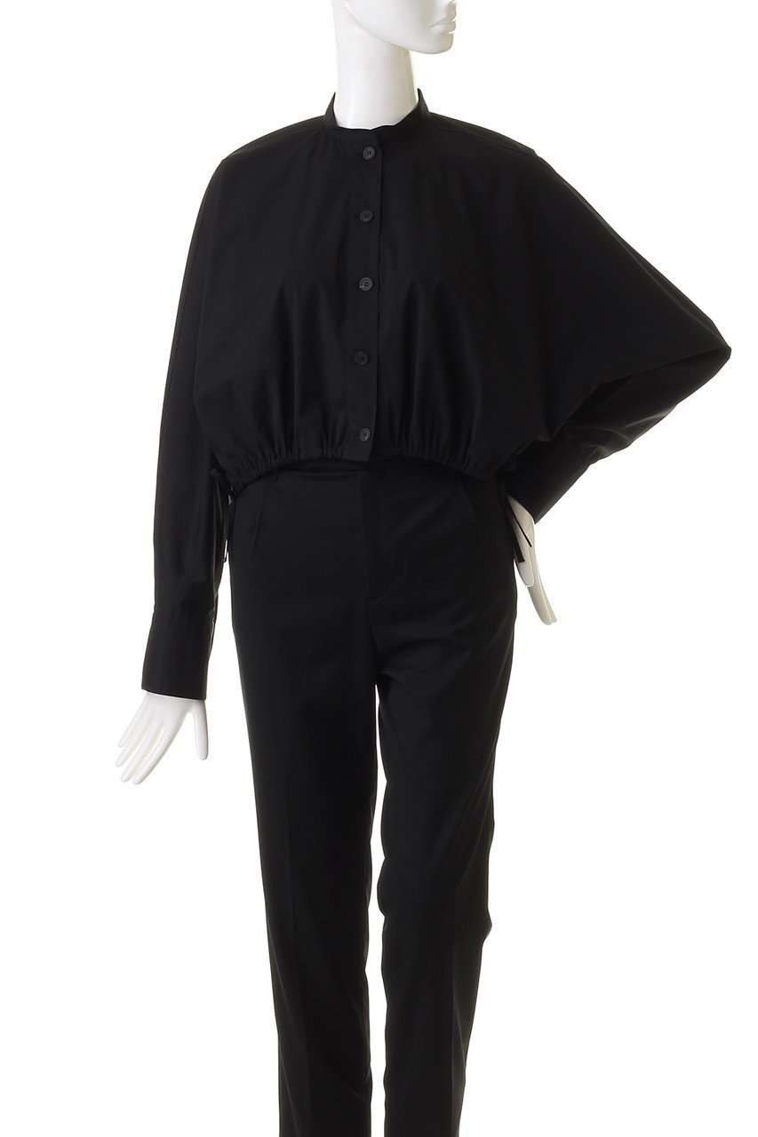 【マルティニーク/martinique】のT/Cブロードクロップドシャツ 人気、トレンドファッション・服の通販 founy(ファニー) 　ファッション　Fashion　レディースファッション　Fashion for Women　トップス・カットソー　Cut & Sew Tops　シャツ・ブラウス・オフィスカジュアル　Elegant Blouses & Button-Ups　クロップド　Cropped, Short Length　ショート　Short, Short Length　スタンド　Stand Collar, Upright Stand　スリーブ　Sleeve, Long Sleeve / Short Sleeve　ブロード　Broadcloth, Fine Cotton　ロング　Long, Long-Length　other-2|ID: prp329100004608362 ipo3291000000032935100