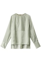 【マルティニーク/martinique】の【l heritage martinique】ストライプレースプリントブラウス ミント|ID: prp329100004608369 ipo3291000000032935364