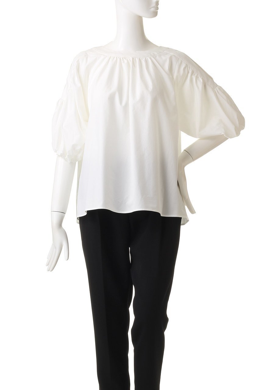 【マルティニーク/martinique】のショルダースリットブラウス 人気、トレンドファッション・服の通販 founy(ファニー) 　ファッション　Fashion　レディースファッション　Fashion for Women　トップス・カットソー　Cut & Sew Tops　シャツ・ブラウス・オフィスカジュアル　Elegant Blouses & Button-Ups　ギャザー　Gathered, Ruffled　ショルダー　Shoulder, Shoulder Strap　ショート　Short, Short Length　スリット　Slit, Slit Detail　スリーブ　Sleeve, Long Sleeve / Short Sleeve　ブロード　Broadcloth, Fine Cotton　other-2|ID: prp329100004608370 ipo3291000000032935495