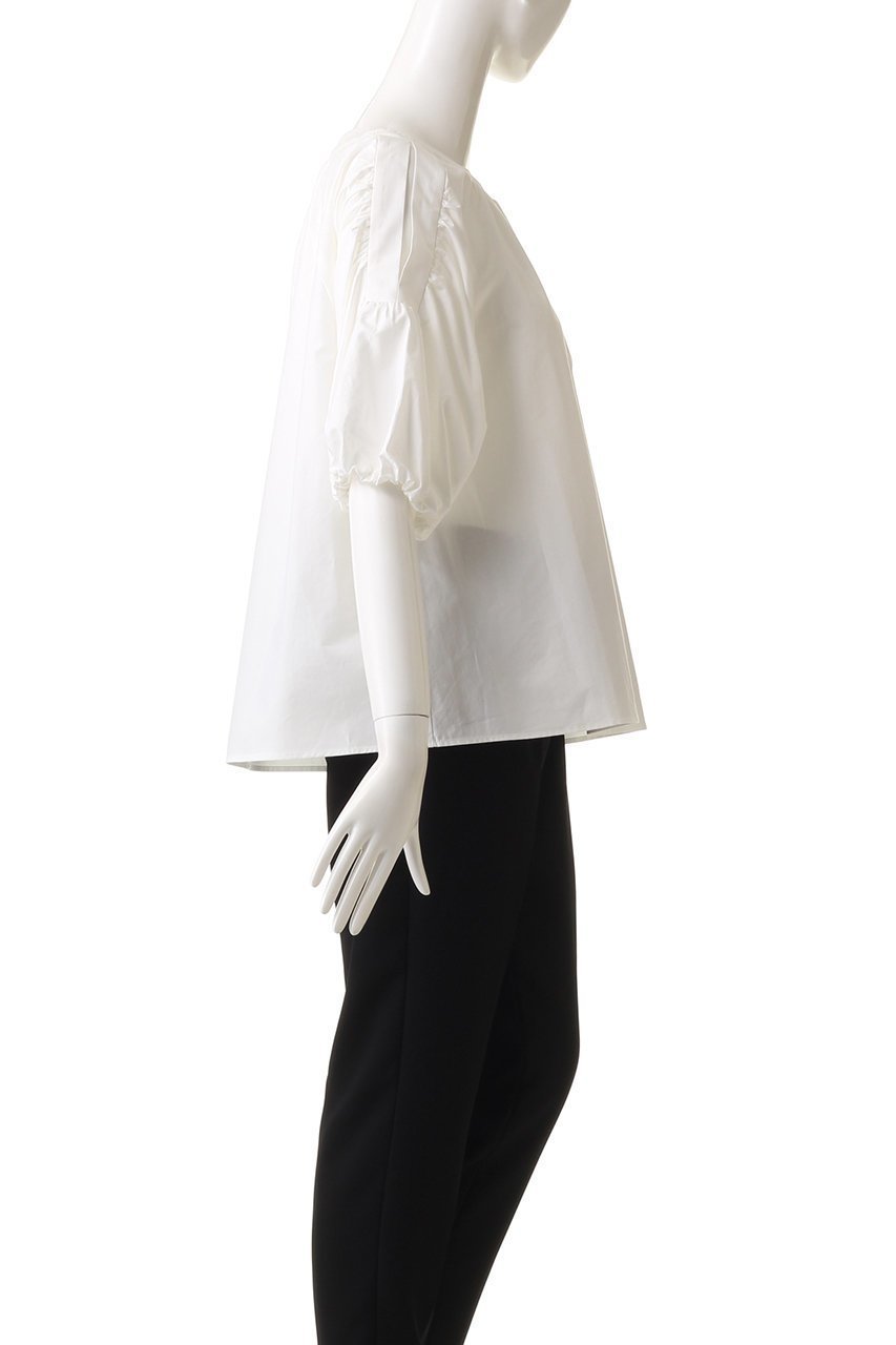 【マルティニーク/martinique】のショルダースリットブラウス 人気、トレンドファッション・服の通販 founy(ファニー) 　ファッション　Fashion　レディースファッション　Fashion for Women　トップス・カットソー　Cut & Sew Tops　シャツ・ブラウス・オフィスカジュアル　Elegant Blouses & Button-Ups　ギャザー　Gathered, Ruffled　ショルダー　Shoulder, Shoulder Strap　ショート　Short, Short Length　スリット　Slit, Slit Detail　スリーブ　Sleeve, Long Sleeve / Short Sleeve　ブロード　Broadcloth, Fine Cotton　other-3|ID: prp329100004608370 ipo3291000000032935501