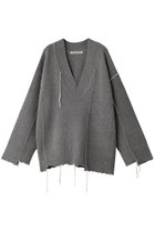 【プランク プロジェクト/PRANK PROJECT】のブークレーカラーリンキングニット / Boucl Linking Knit GRY(グレー)|ID: prp329100004608371 ipo3291000000035067657