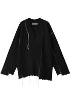 【プランク プロジェクト/PRANK PROJECT】のブークレーカラーリンキングニット / Boucl Linking Knit BLK(ブラック)|ID: prp329100004608371 ipo3291000000035067659