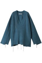 【プランク プロジェクト/PRANK PROJECT】のブークレーカラーリンキングニット / Boucl Linking Knit BLU(ブルー)|ID: prp329100004608371 ipo3291000000035067661