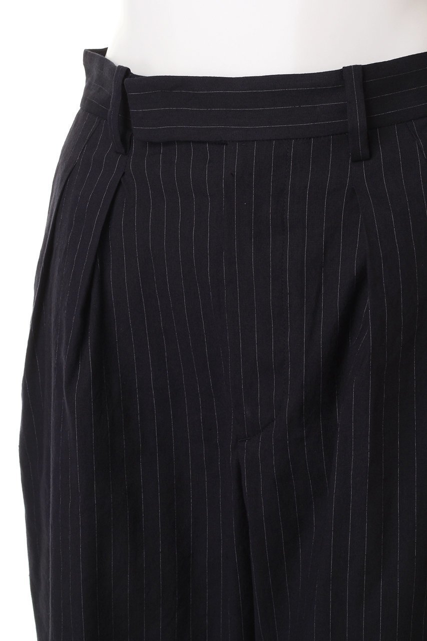 【エリオポール/heliopole】のthe Editor パンツ(bio linen Bermuda) 人気、トレンドファッション・服の通販 founy(ファニー) 　ファッション　Fashion　レディースファッション　Fashion for Women　パンツ　Pants & Trousers　ショートパンツ・ハーフパンツ　High-Waisted & Relaxed Shorts　おすすめ　Recommended / Our Picks　ショート　Short, Short Length　ジャケット　Jacket, Outerwear　ストライプ　Stripe, Striped Pattern　セットアップ　Set-Up, Coordinated Outfit　リネン　Linen, Linen Fabric　エレガント 上品　Elegant　other-5|ID: prp329100004608372 ipo3291000000032935456