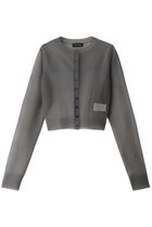 【メゾンスペシャル/MAISON SPECIAL】のColor Line Sheer Knit Cardigan/カラーラインシアーカーディガン SLV(シルバー)|ID: prp329100004608377 ipo3291000000035067693