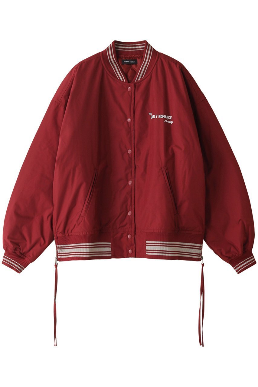 【メゾンスペシャル/MAISON SPECIAL】のOxford Fabric Blouson/オックスブルゾン インテリア・キッズ・メンズ・レディースファッション・服の通販 founy(ファニー) 　ファッション　Fashion　レディースファッション　Fashion for Women　アウター　Coat / Outerwear Collection　レディースジャケット・軽アウター　Jackets　ブルゾンジャケット・スポーティアウター　Blouson Jackets　インナー　Innerwear　オックス　Oxford Fabric　ジャケット　Jacket, Outerwear　ブルゾン　Blouson, Bomber Jacket　冬　Winter / This Winter　BRD(ボルドー)|ID: prp329100004608378 ipo3291000000032935658