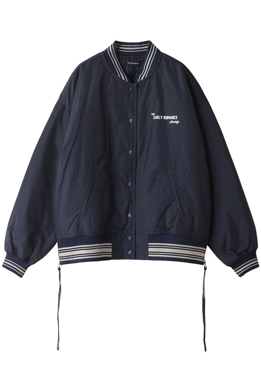 【メゾンスペシャル/MAISON SPECIAL】のOxford Fabric Blouson/オックスブルゾン インテリア・キッズ・メンズ・レディースファッション・服の通販 founy(ファニー) ファッション Fashion レディースファッション Fashion for Women アウター Coat / Outerwear Collection レディースジャケット・軽アウター Jackets ブルゾンジャケット・スポーティアウター Blouson Jackets インナー Innerwear オックス Oxford Fabric ジャケット Jacket, Outerwear ブルゾン Blouson, Bomber Jacket 冬 Winter / This Winter NVY(ネイビー)|ID: prp329100004608378 ipo3291000000036022913